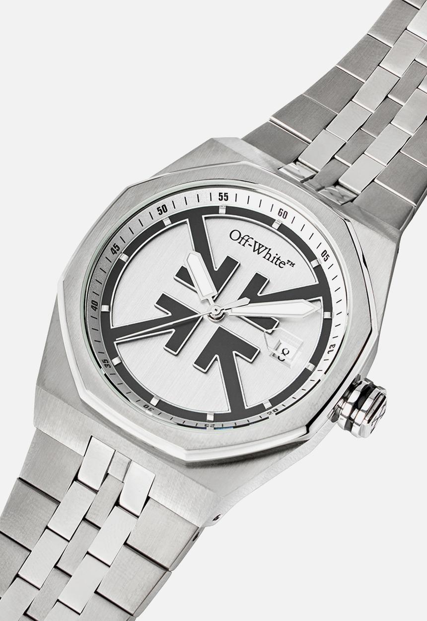 Off-White - NO GRID Watch - Silver