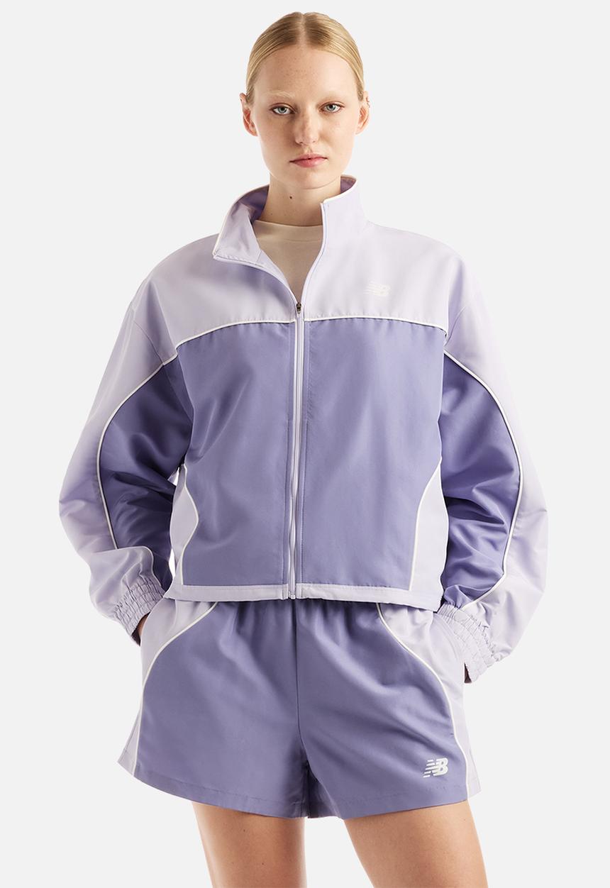 New Balance  - New Balance Trackside Jacket - Dark Smoked Violet