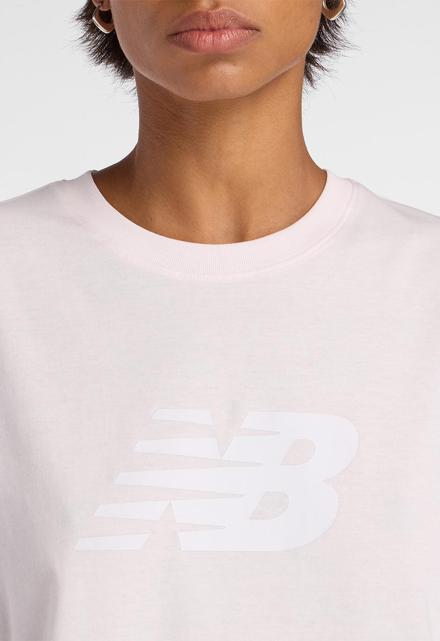 New Balance  - NB Sport Logo Tee - Pink Salt