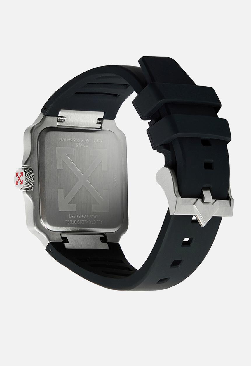 Off-White - PROTO LAYER Watch - Two Tone Silver & Black Color