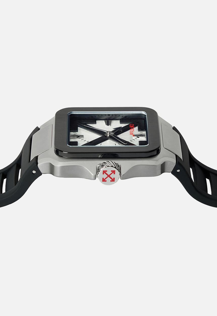 Off-White - PROTO LAYER Watch - Two Tone Silver & Black Color