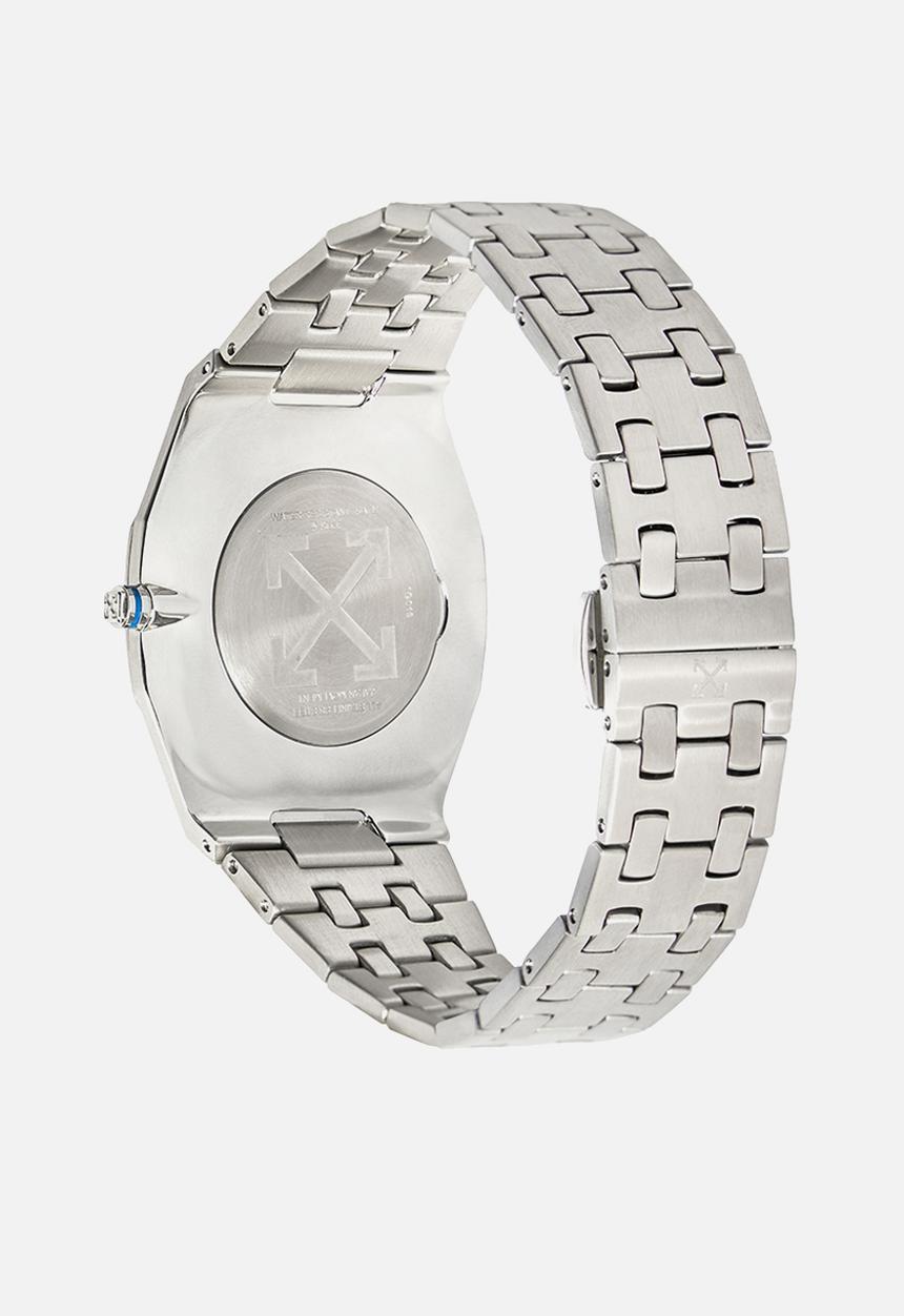Off-White - ON TIME Watch - Silver