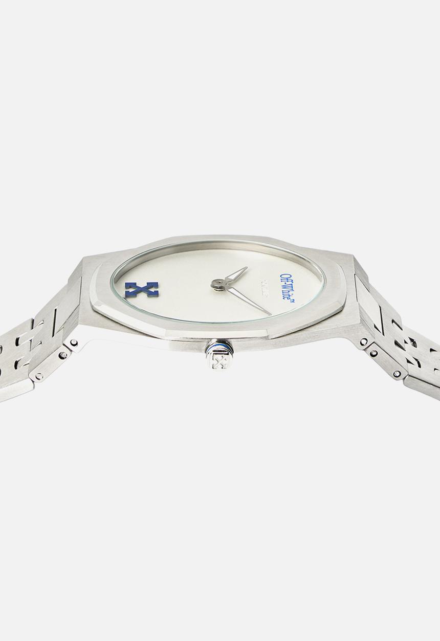 Off-White - ON TIME Watch - Silver