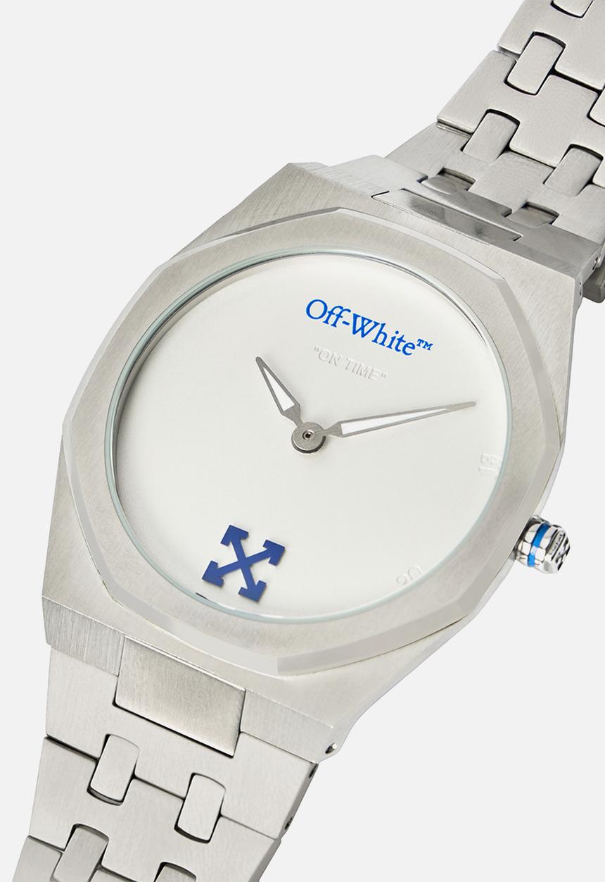 Off-White - ON TIME Watch - Silver