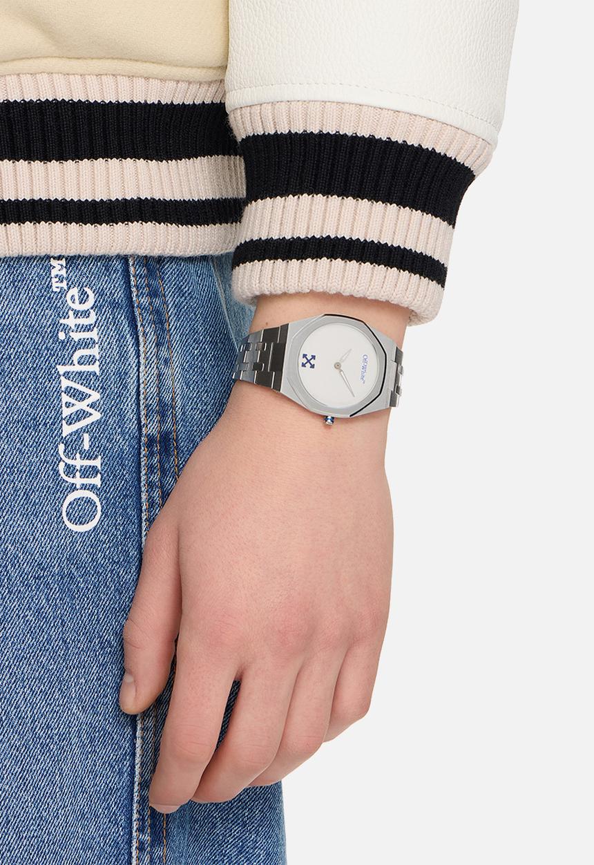 Off-White - ON TIME Watch - Silver