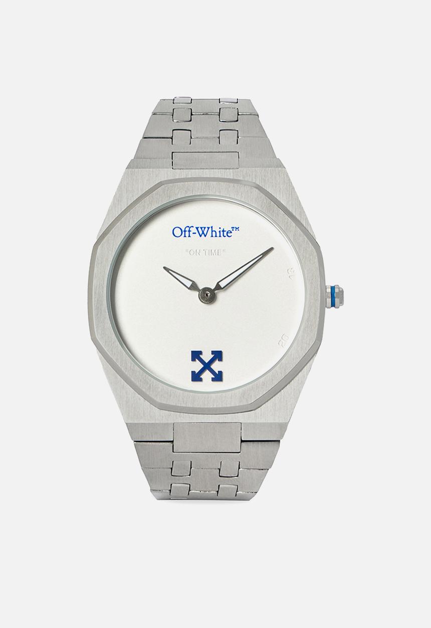 Off-White - ON TIME Watch - Silver