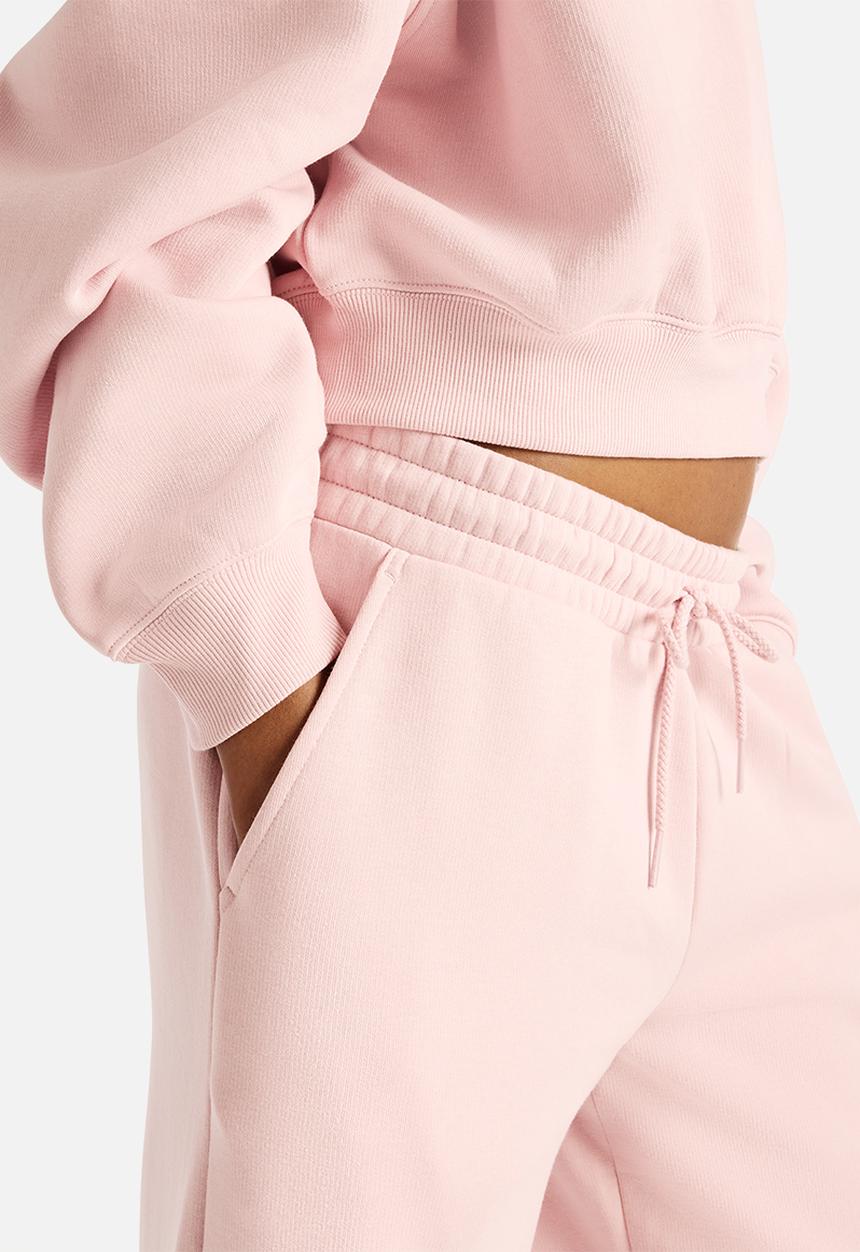 New Balance  - New Balance Trackside Brushed Fleece Crew - Pink Chalk