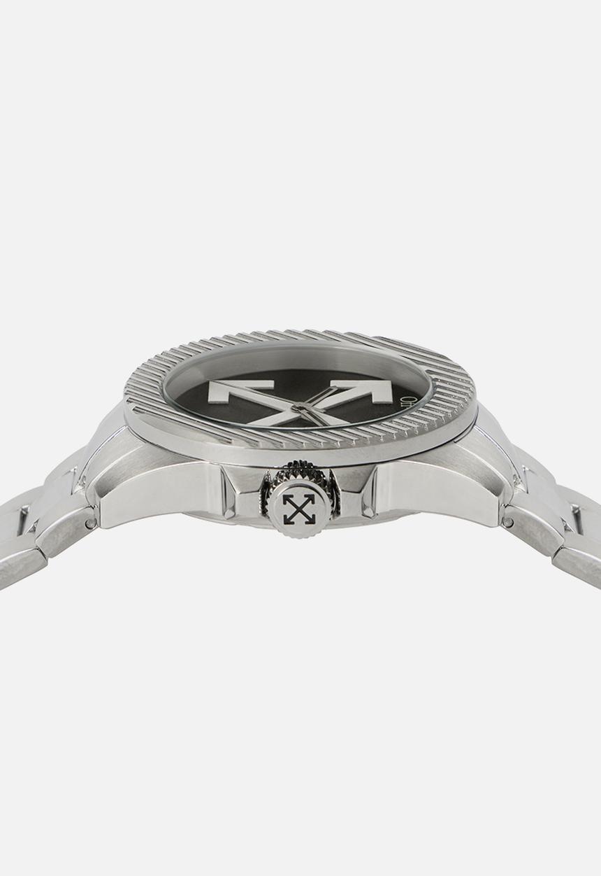 Off-White - NO SIR Watch - Silver