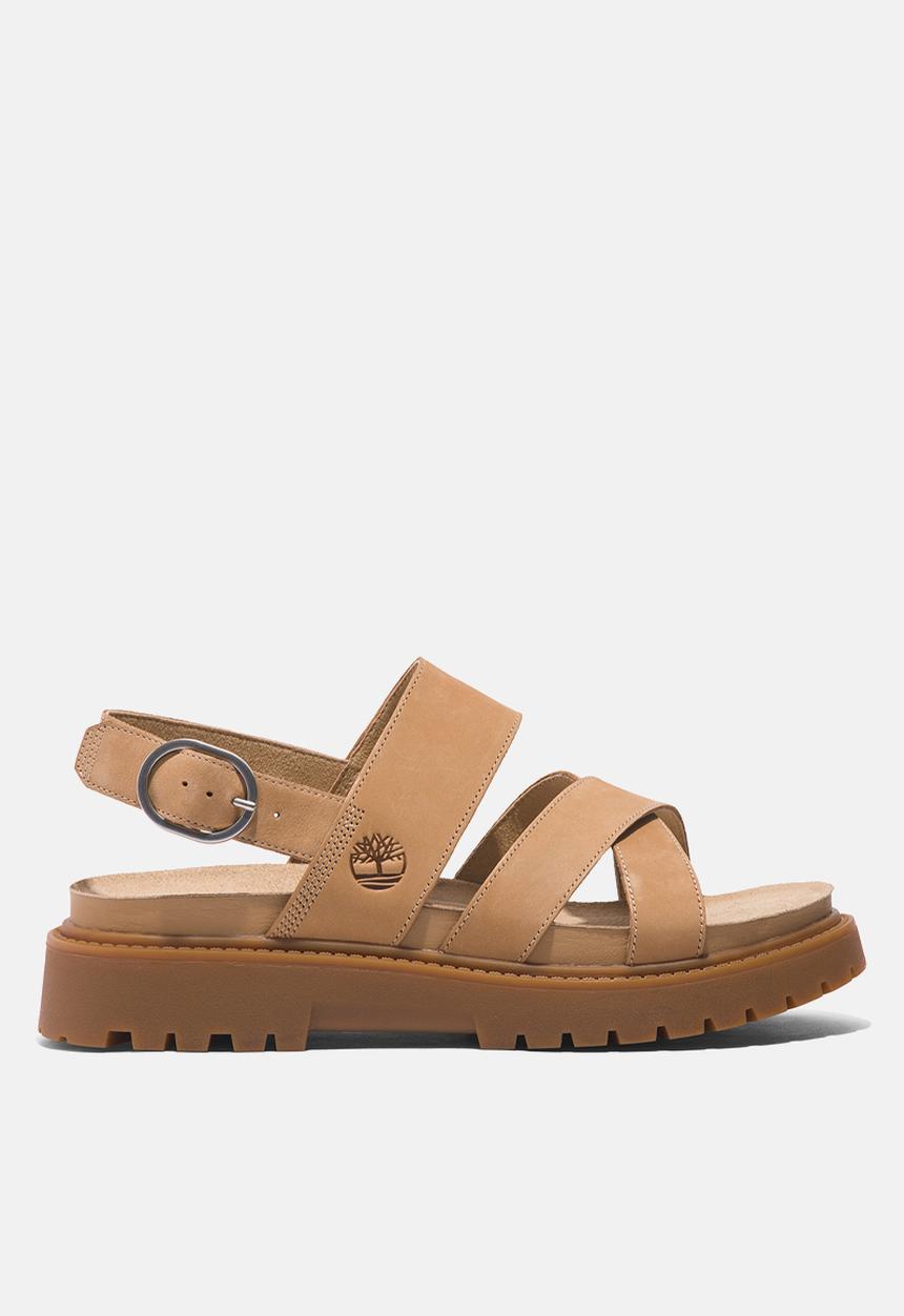 Timberland - Clairemont way backstrap sandal -  medium beige nubuck