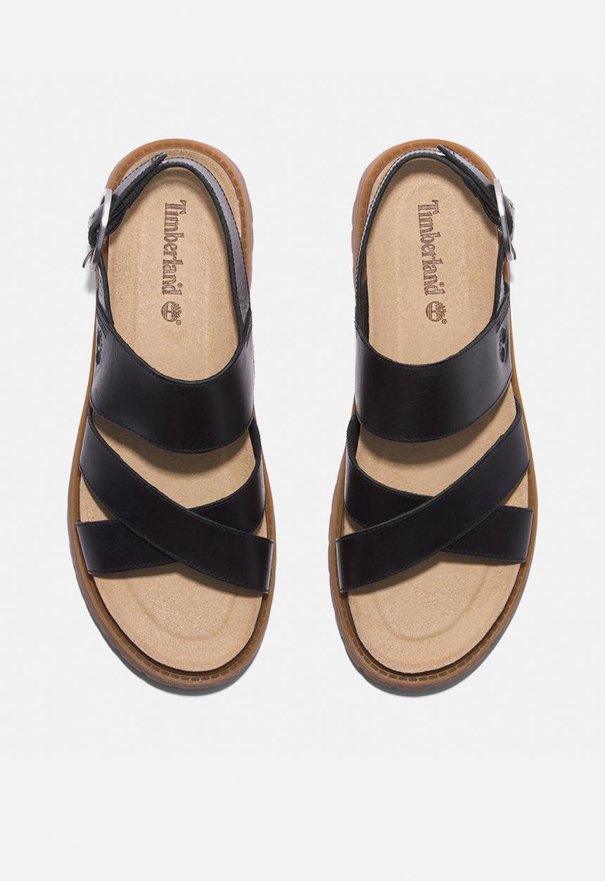 Timberland - Clairemont way backstrap sandal - black full grain