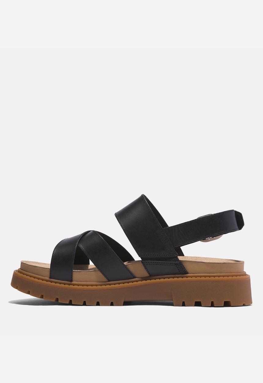 Timberland - Clairemont way backstrap sandal - black full grain