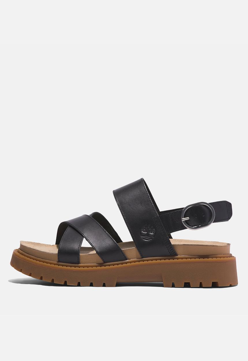 Timberland - Clairemont way backstrap sandal - black full grain