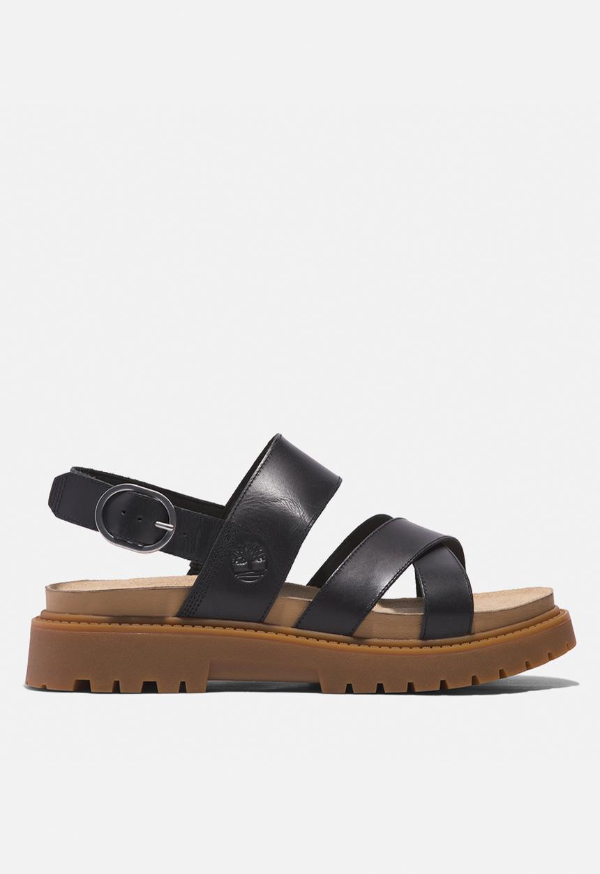 Timberland - Clairemont way backstrap sandal - black full grain