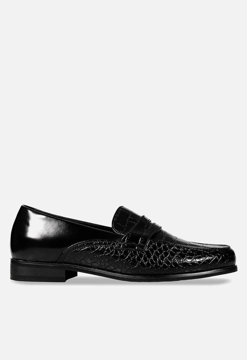 PC - Croc & Hi Shine Combo  Slip on - Black