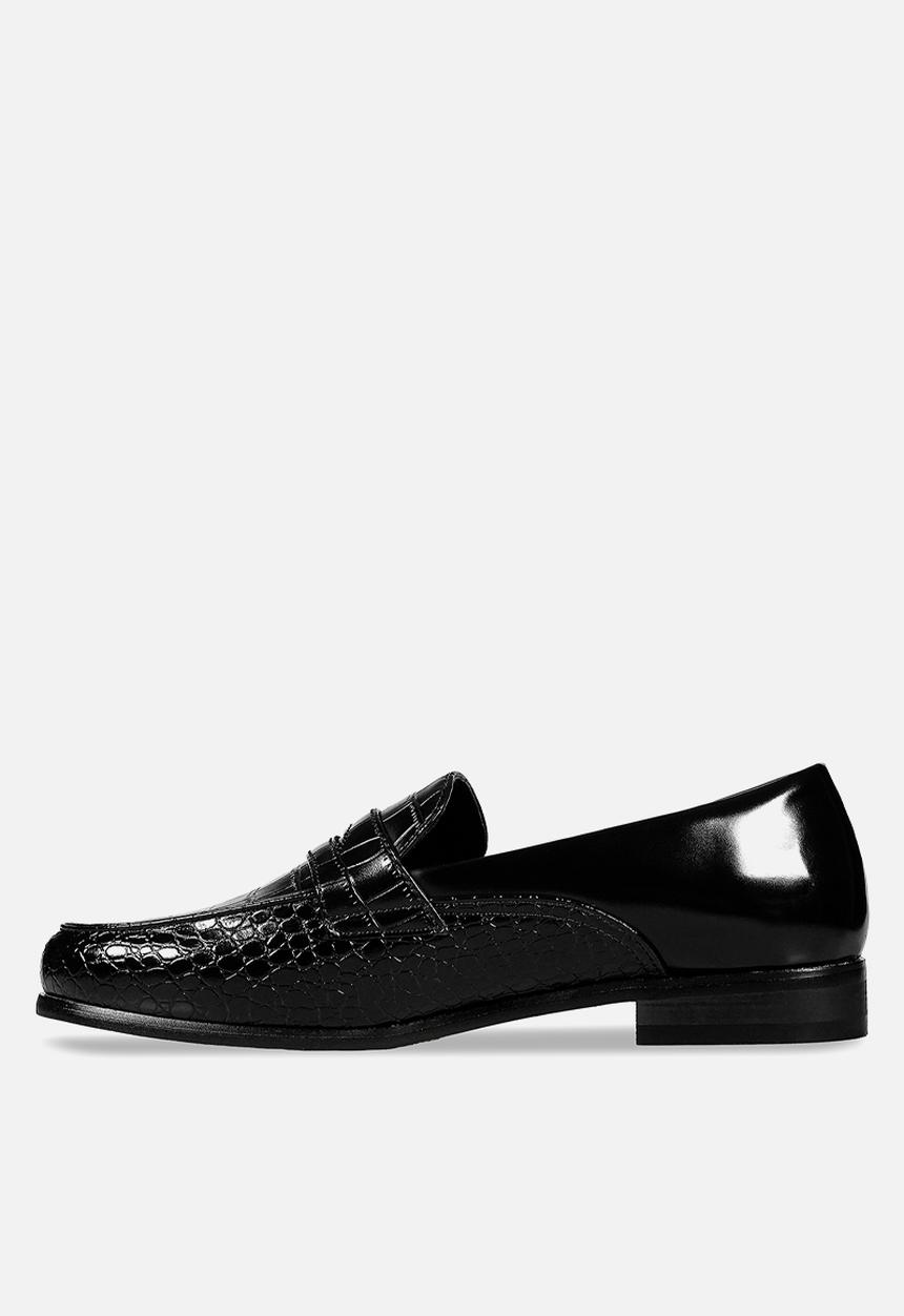 PC - Croc & Hi Shine Combo  Slip on - Black