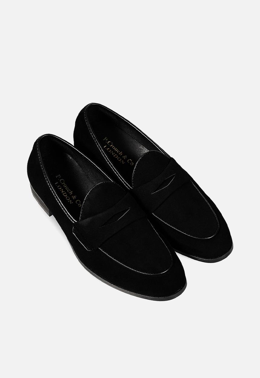 PC - Suede Smoking sliper - Black