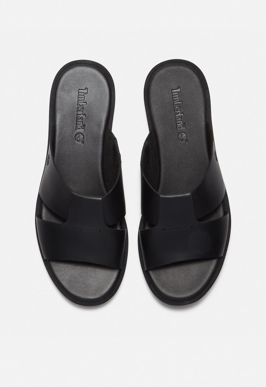 Timberland - Calista bay slide sandal -  black full grain
