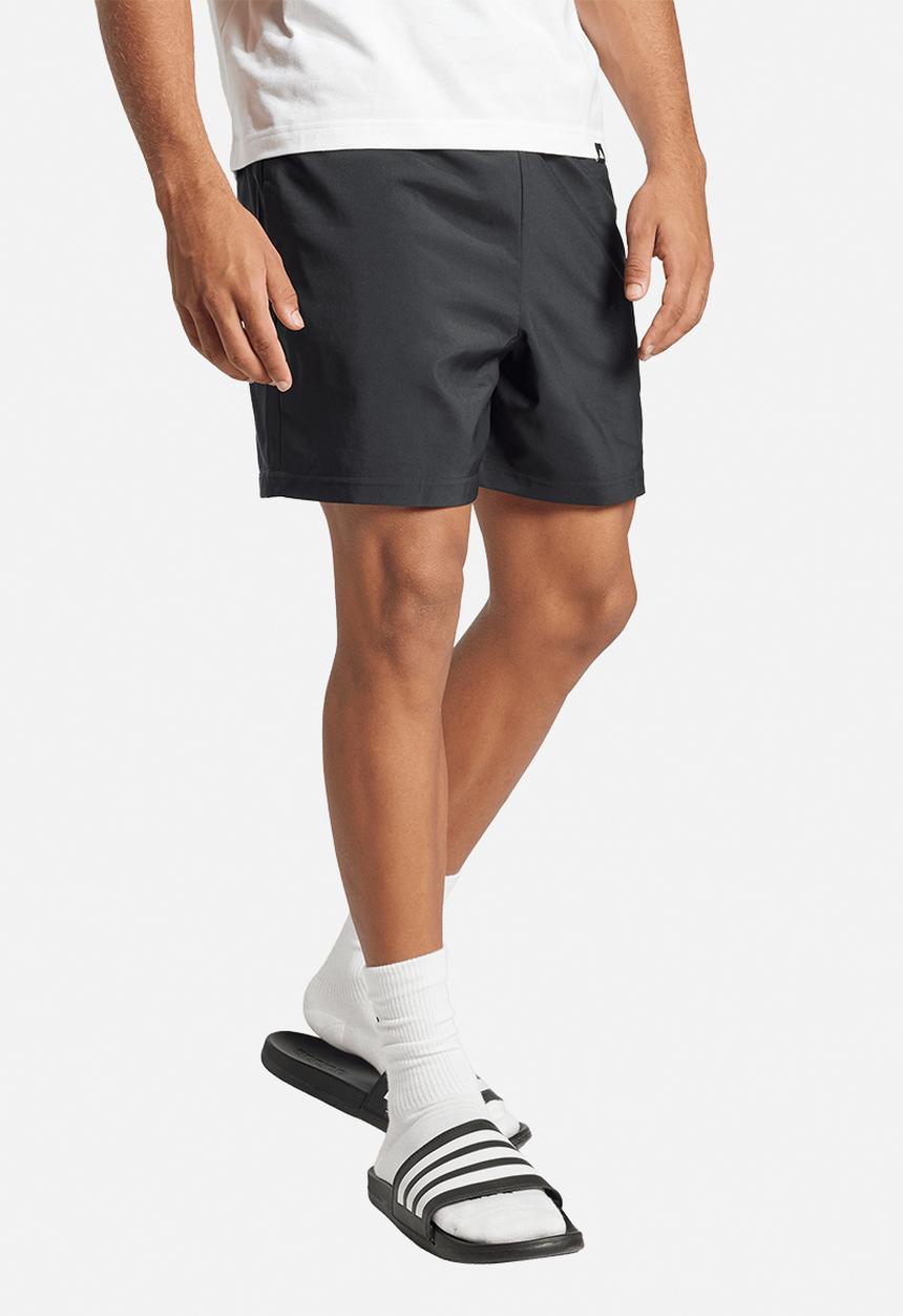 adidas Performance - Essentials Small Logo Chelsea Shorts - Black/Wht