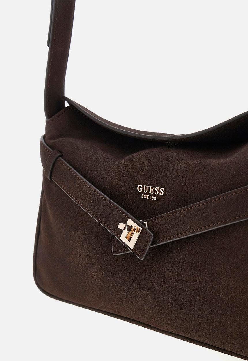 GUESS - Ella Shoulder Bag- Espresso