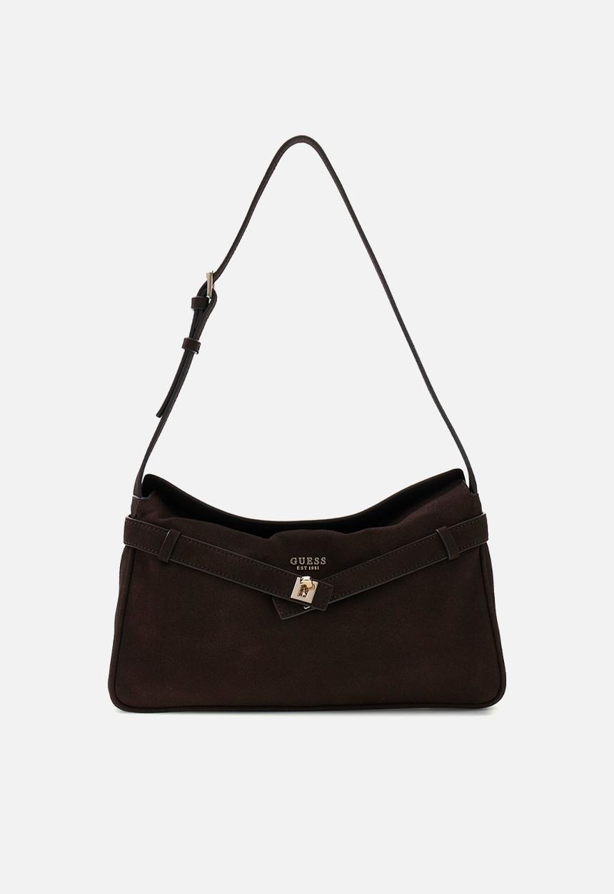 GUESS - Ella Shoulder Bag- Espresso