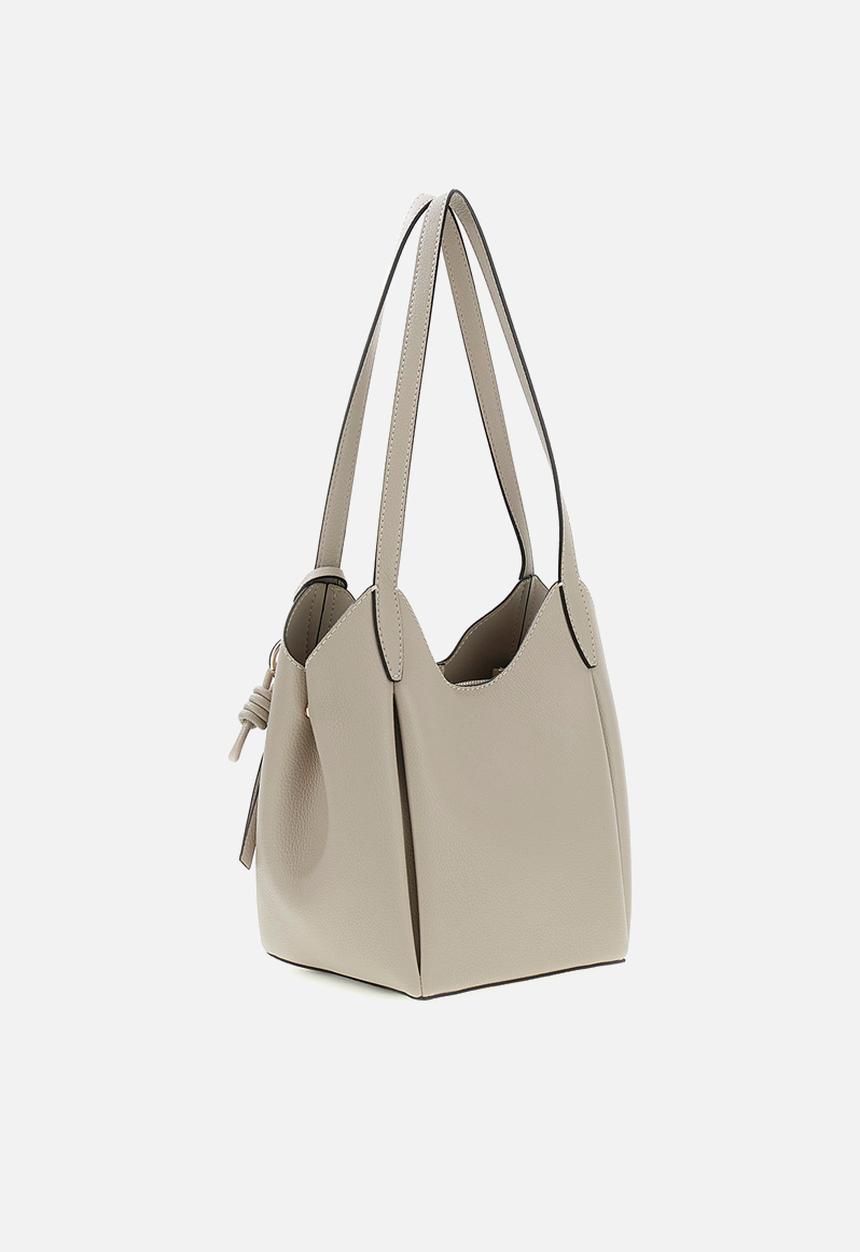 GUESS - Melody Bucket Bag - Light Taupe