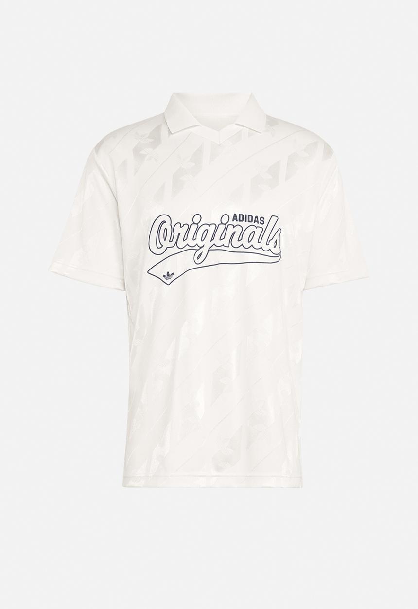 adidas Originals - Jacquard Originals Football Jersey- cloud white
