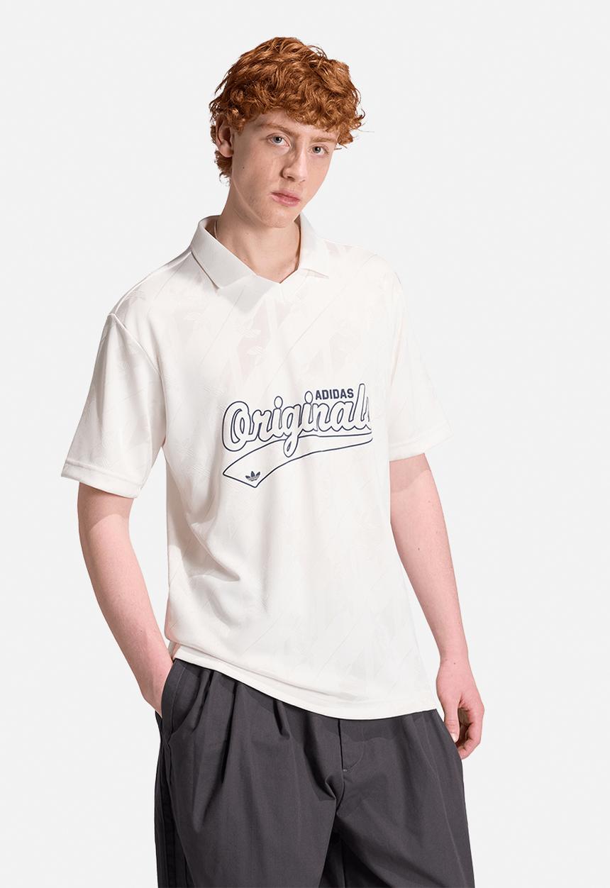 adidas Originals - Jacquard Originals Football Jersey- cloud white