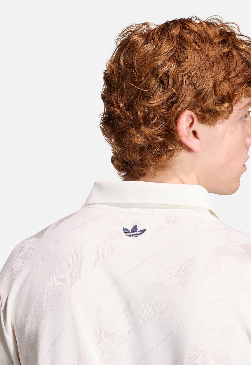 adidas Originals - Jacquard Originals Football Jersey- cloud white