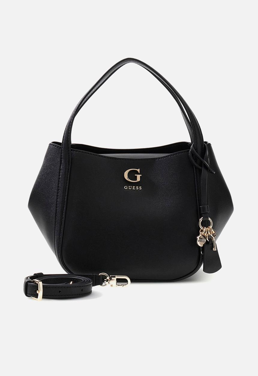 GUESS - Coleen Small Satchel Bag- Black