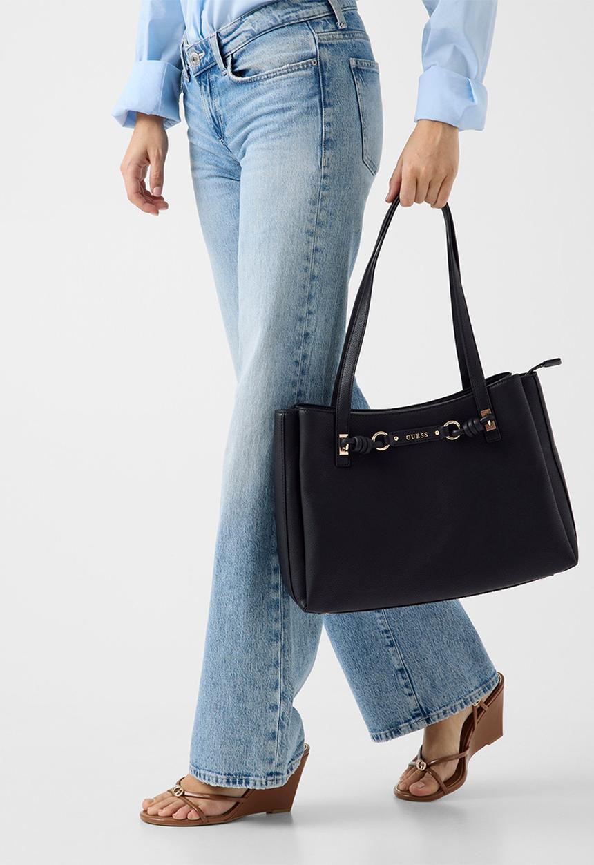 GUESS - Camelia 3 Comp Tote Bag- Black
