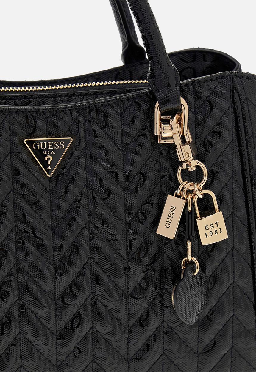 GUESS - Stacey Girlfriend Satchel- Black