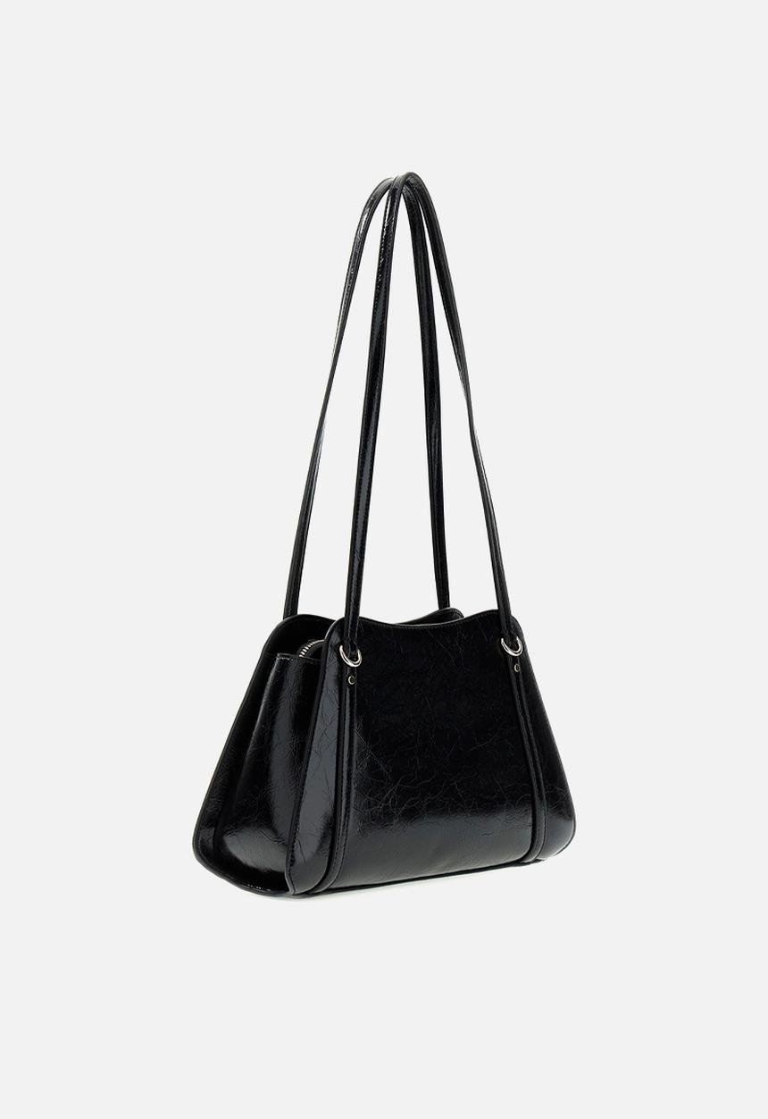 GUESS - Xena Shoulder Satchel Bag- Black