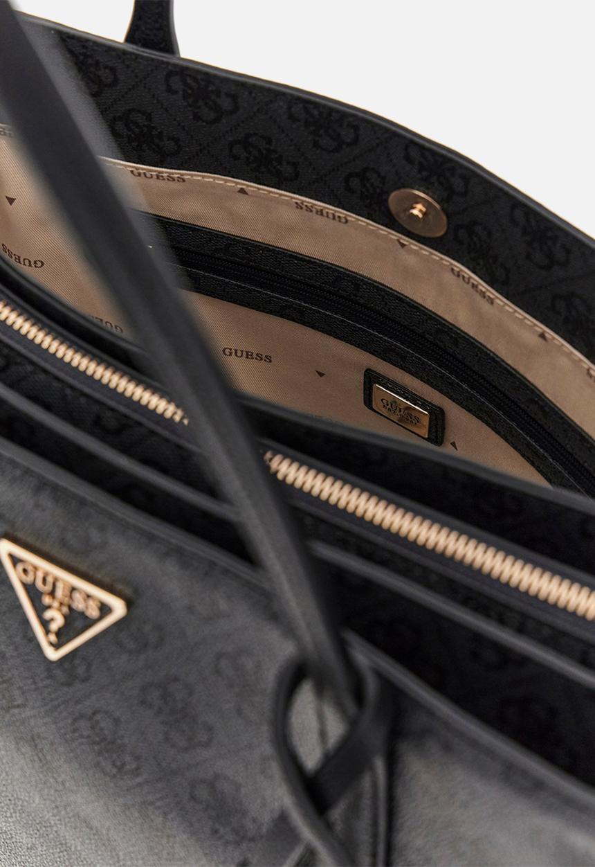 GUESS - Noelle Ii Tech Tote Bag- Coal Logo