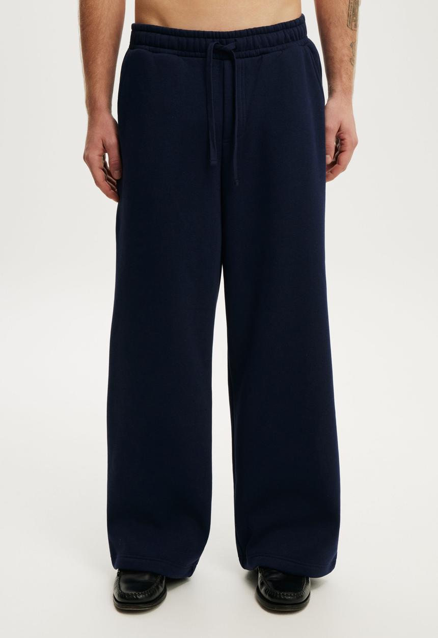 Cotton On - Super Baggy Track Pant - Vintage Navy
