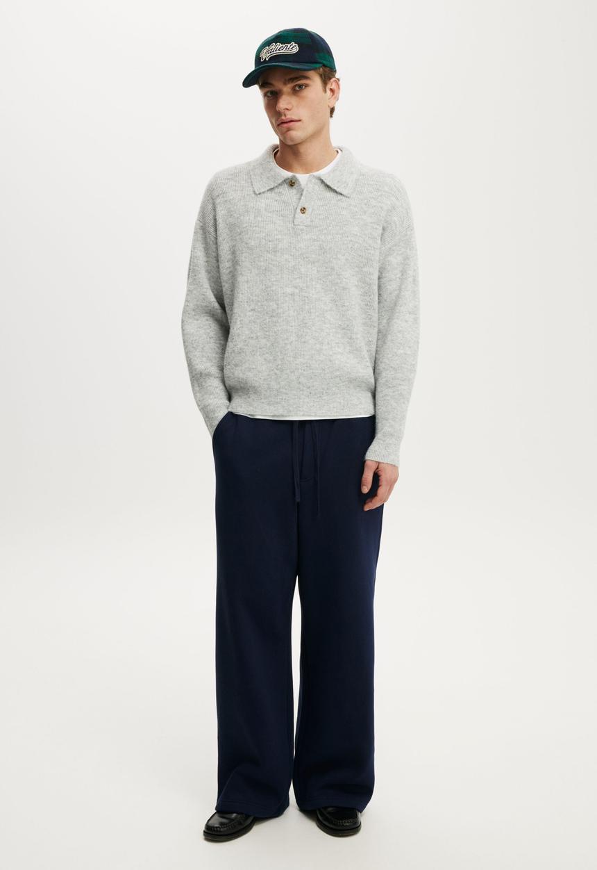 Cotton On - Super Baggy Track Pant - Vintage Navy