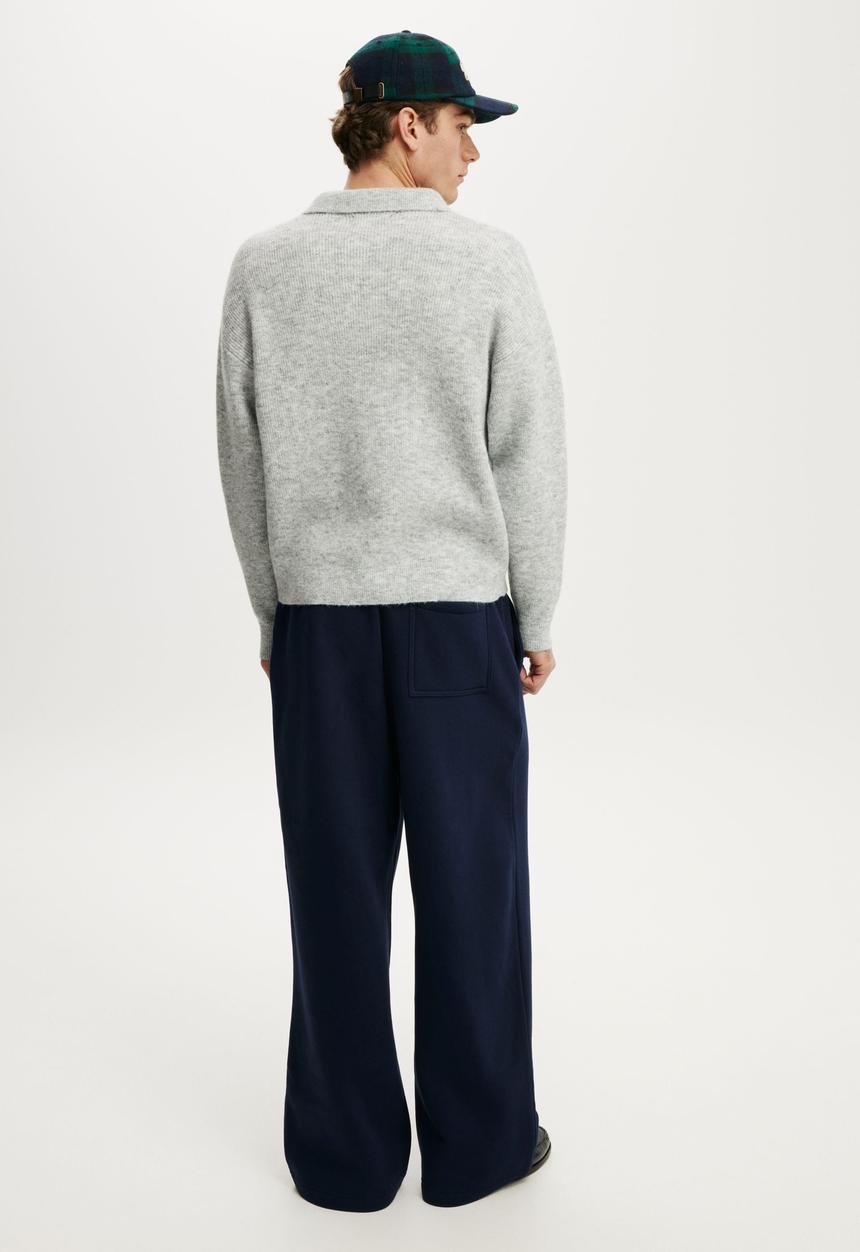 Cotton On - Super Baggy Track Pant - Vintage Navy