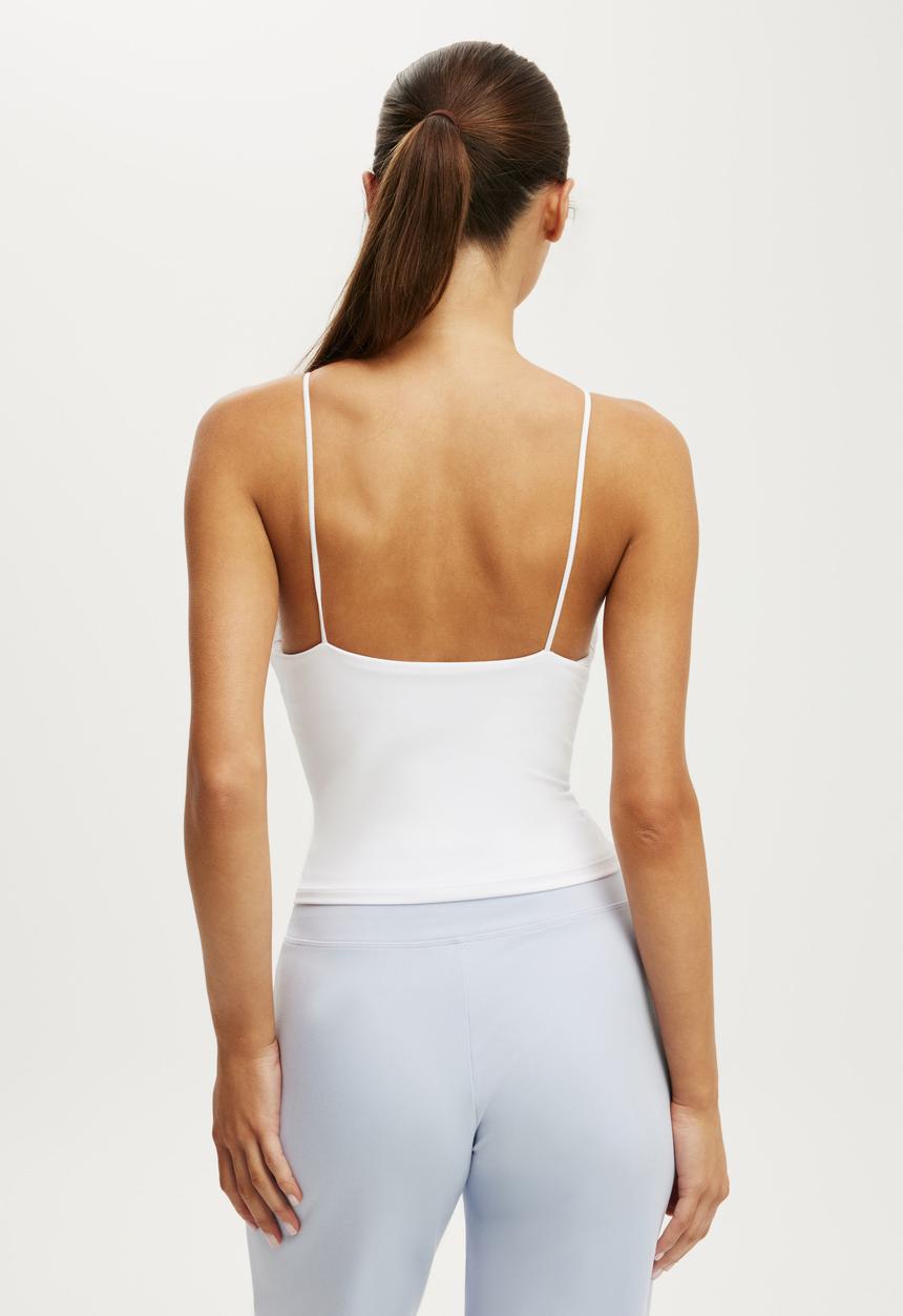 Cotton On - Ultra Move Thin Strap Cami - White