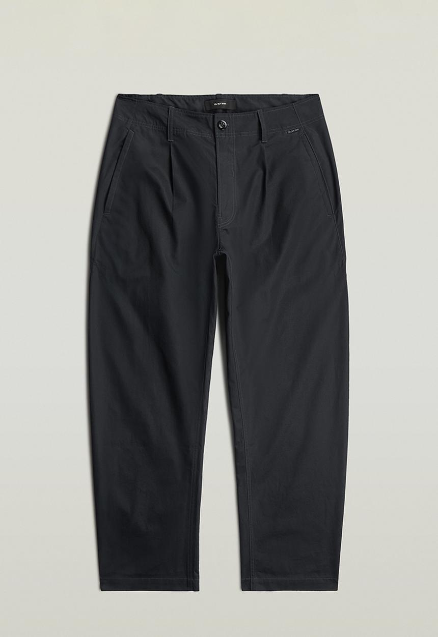 G-STAR - Helsinki Pleated Loose Tapered Chino - Dk Legion Blue