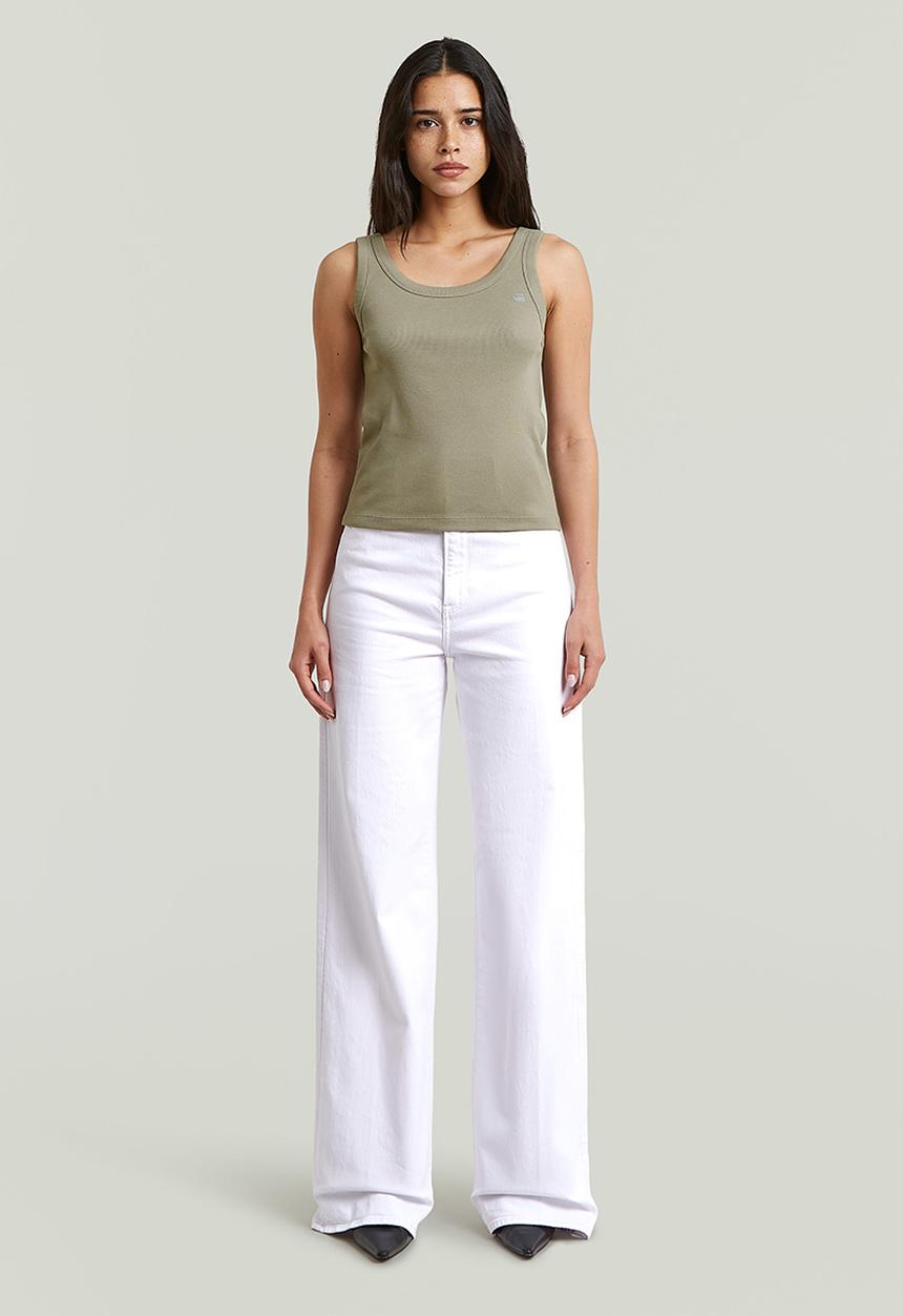G-STAR - Slim rib tank t wmn - lt orphus
