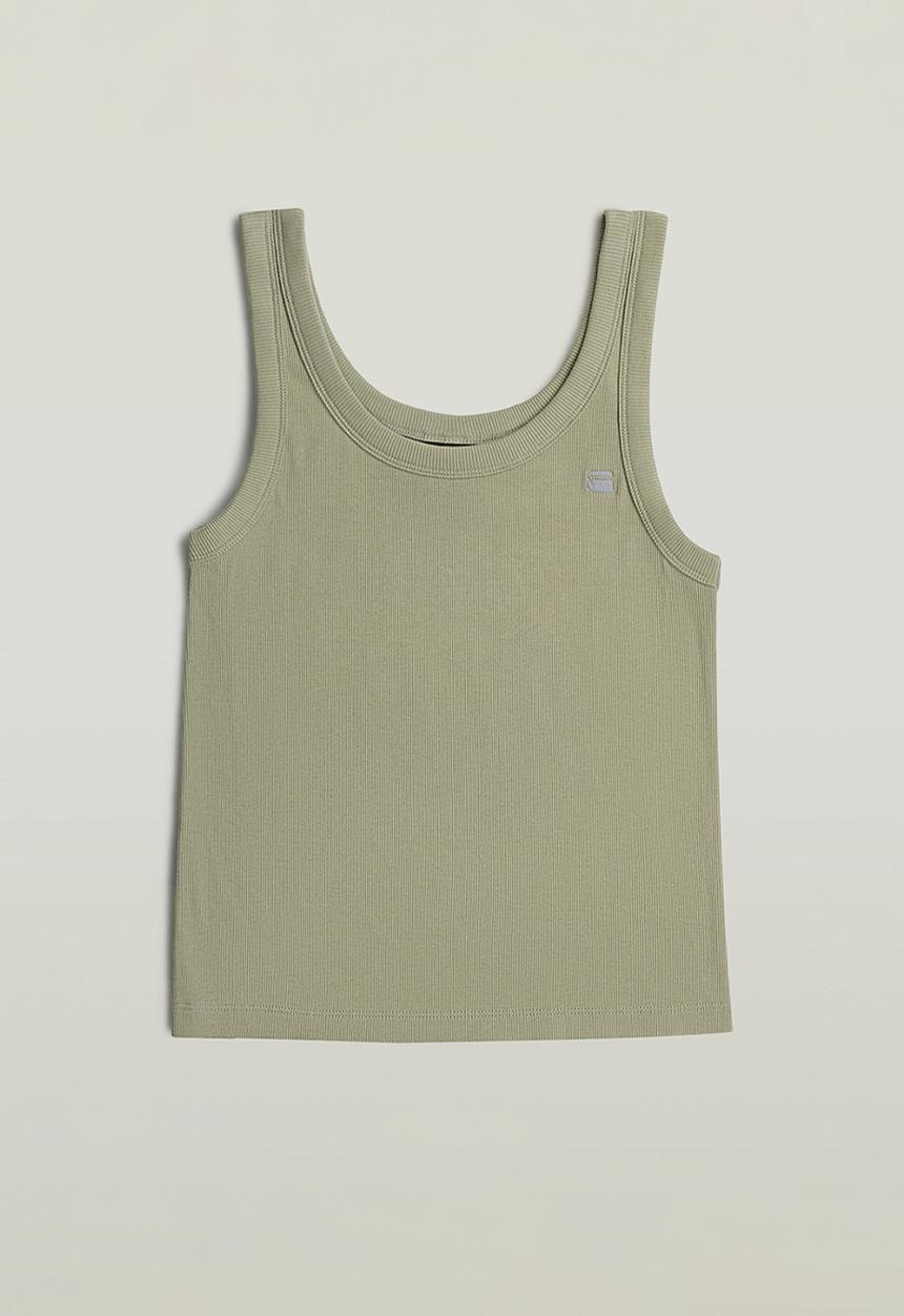 G-STAR - Slim rib tank t wmn - lt orphus