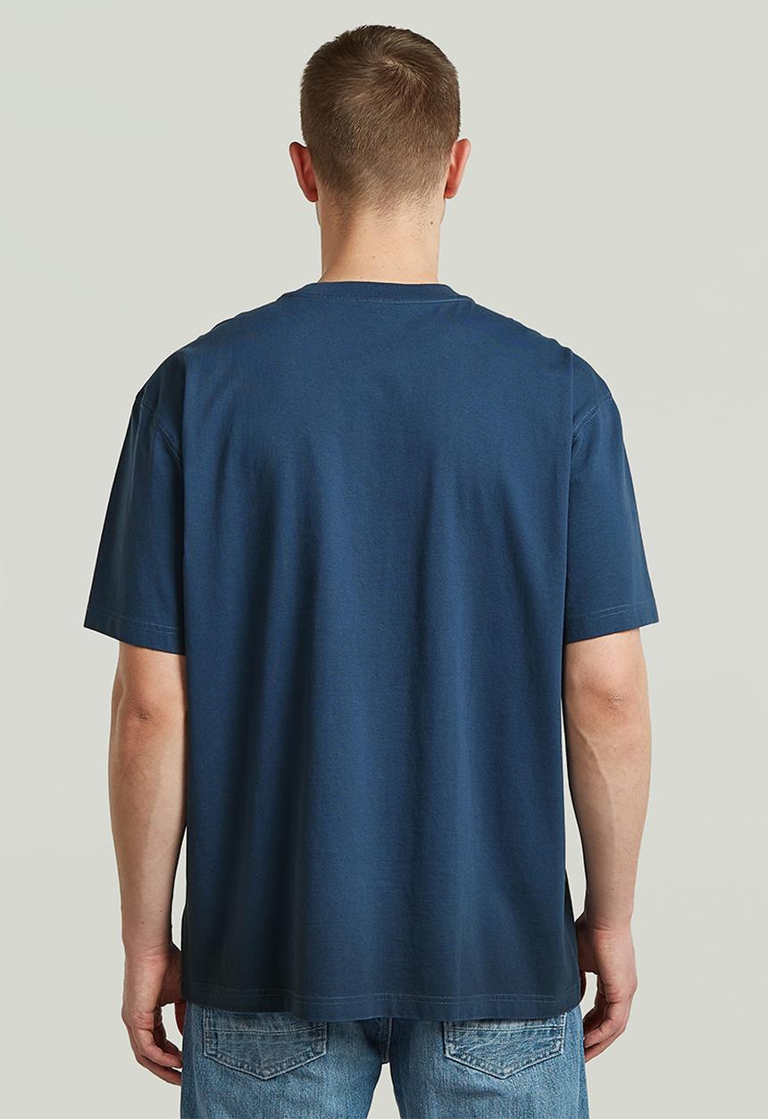 G-STAR - Sprayed Relaxed R T - Rank Blue/Petrol Spray