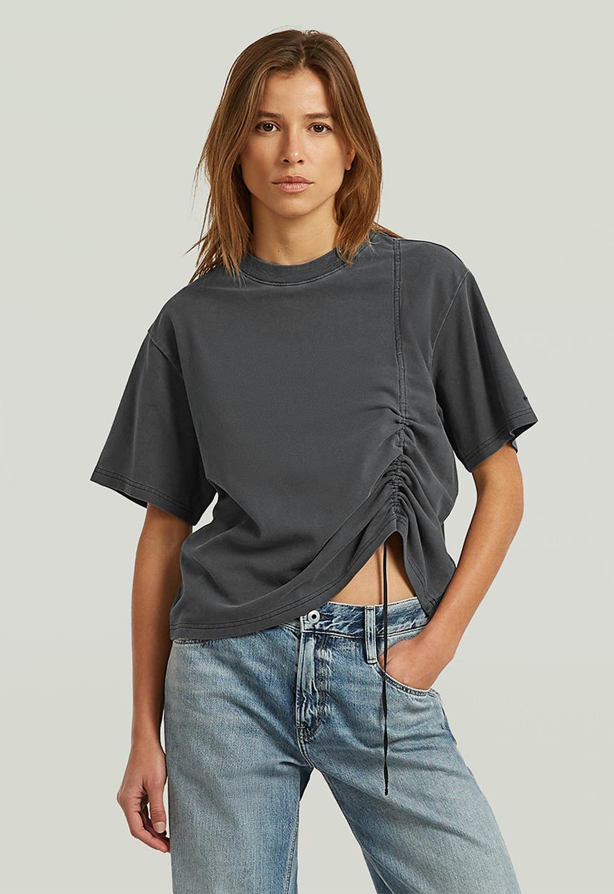 G-STAR - Adjustable washed relaxed r t wmn - dk black gd
