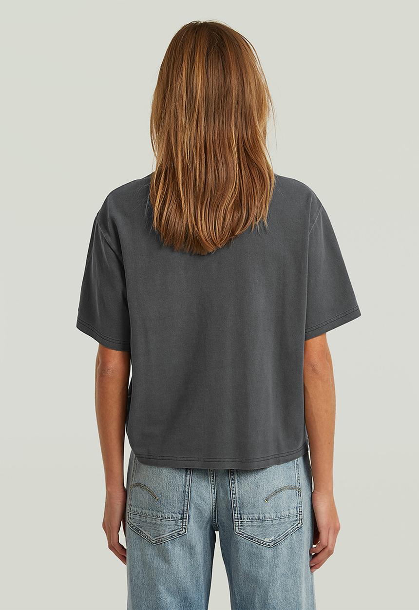 G-STAR - Adjustable washed relaxed r t wmn - dk black gd