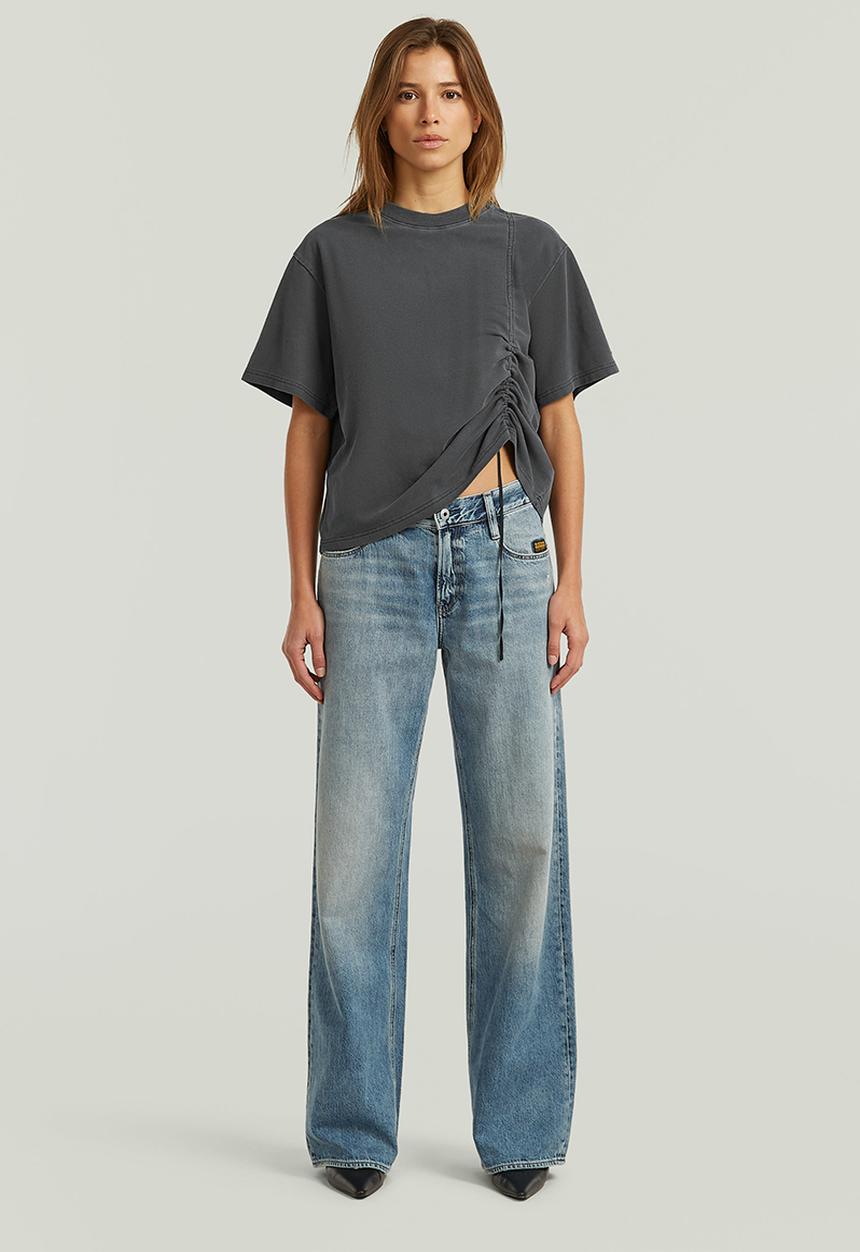 G-STAR - Adjustable washed relaxed r t wmn - dk black gd