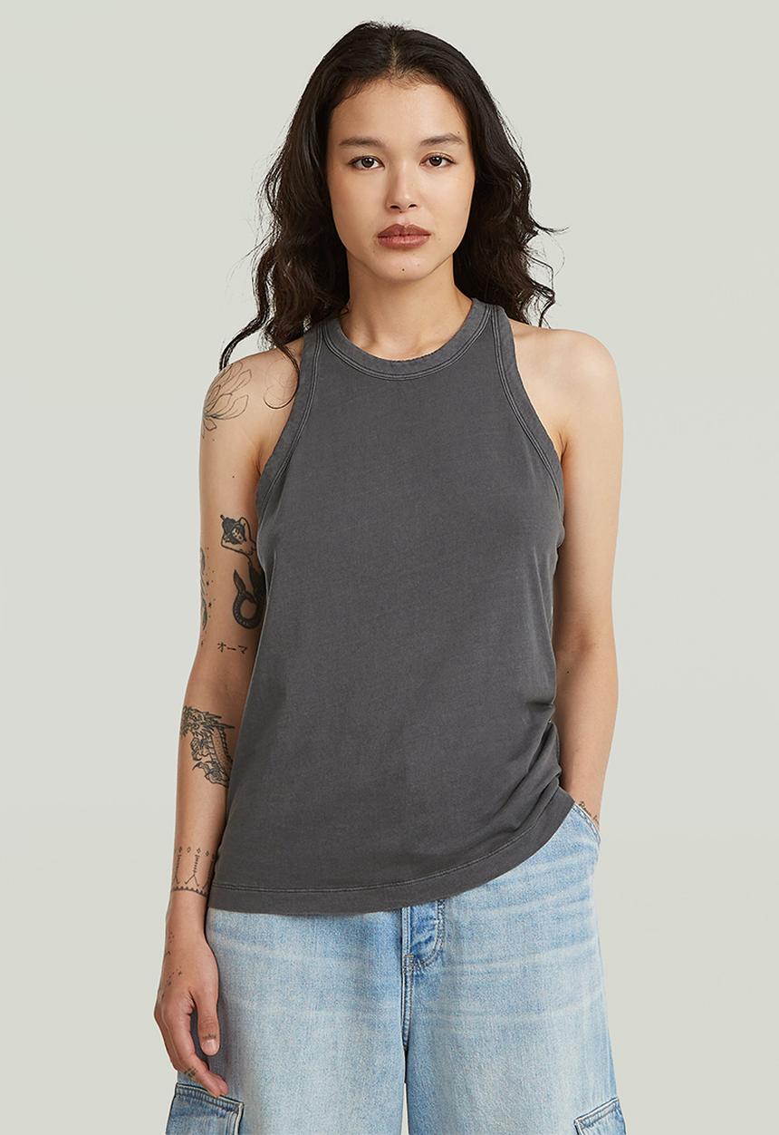 G-STAR - Washed tank r t wmn - petrol gd