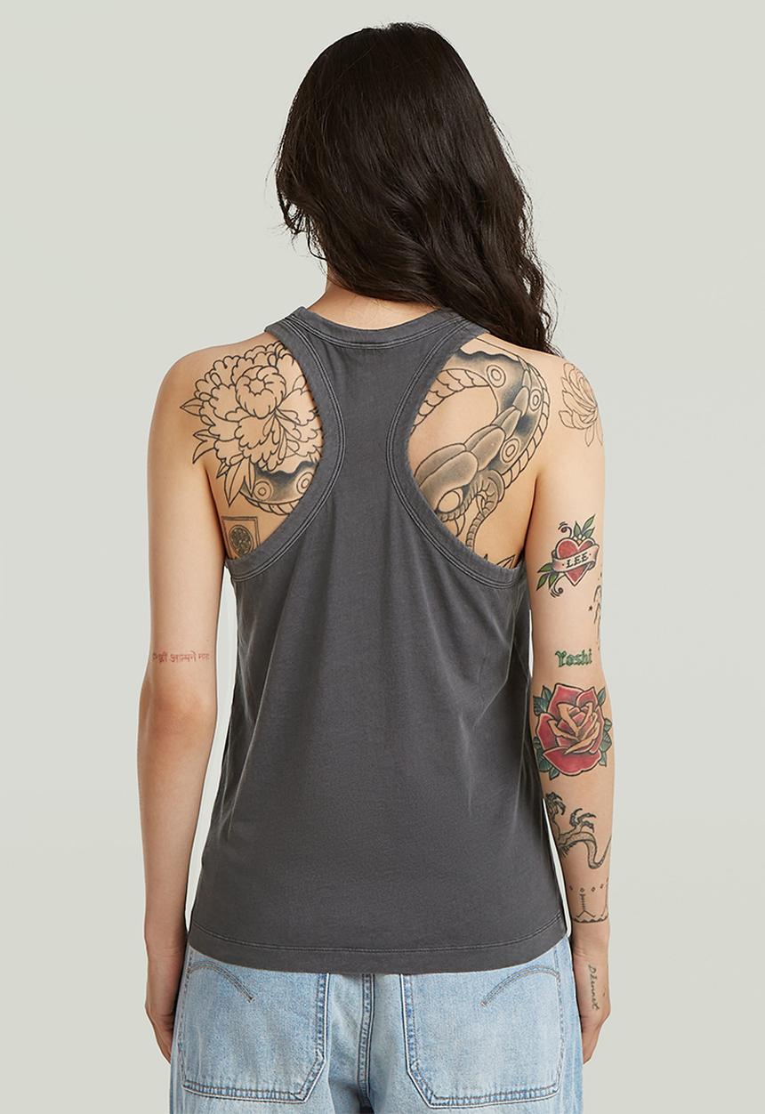 G-STAR - Washed tank r t wmn - petrol gd