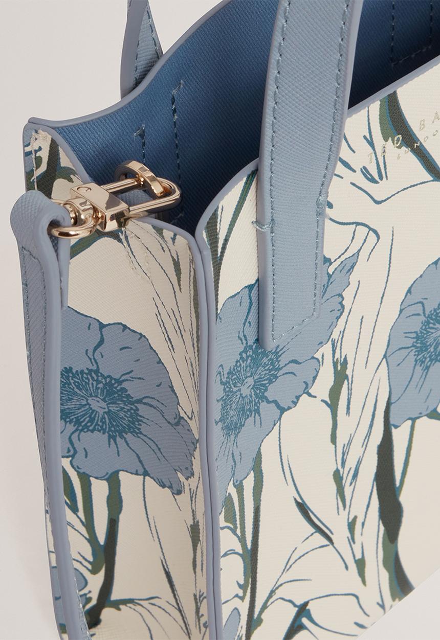 Ted Baker - Taecon Floral Print Mini Icon bag - White
