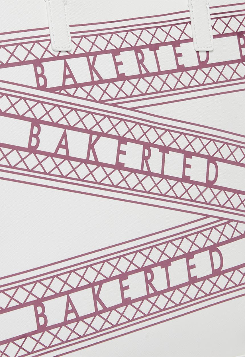 Ted Baker - Reecon Graphic Detail Extra Large Icon Bag - White
