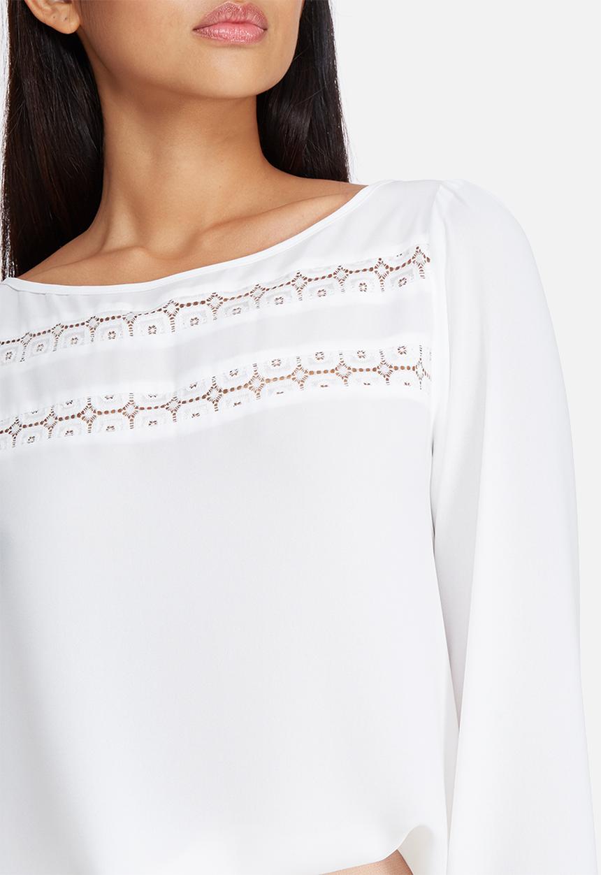 dailyfriday - Lace inset blouse