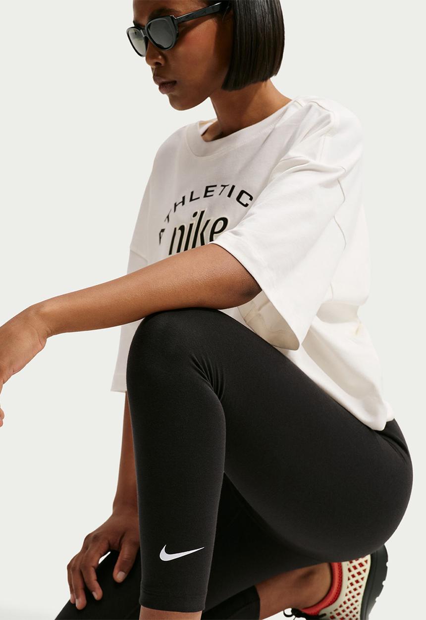 Nike - Women'S High-Waisted 7/8 Leggings - Black/White